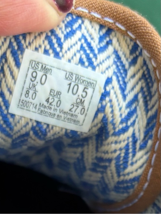 Vans Era 59 Canvas Navy Chevron Low Top 
shoes Casual Sneakers - Picture 9 of 10